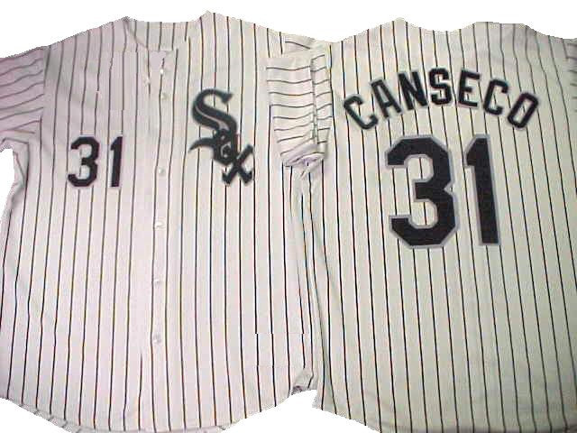 Jose Canseco Signed White Custom Baseball Jersey w/88 AL MVP