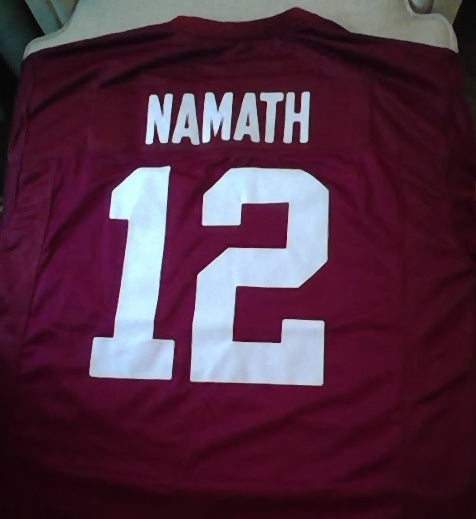 Joe Namath Alabama Crimson Tide Football Jersey (In-Stock-Closeout) Size 2XL / 52 Inch Chest