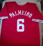 Rafael Palmeiro Red Mississippi State Style Baseball Jersey (In-Stock-Closeout) Size Large / 44 Inch Chest