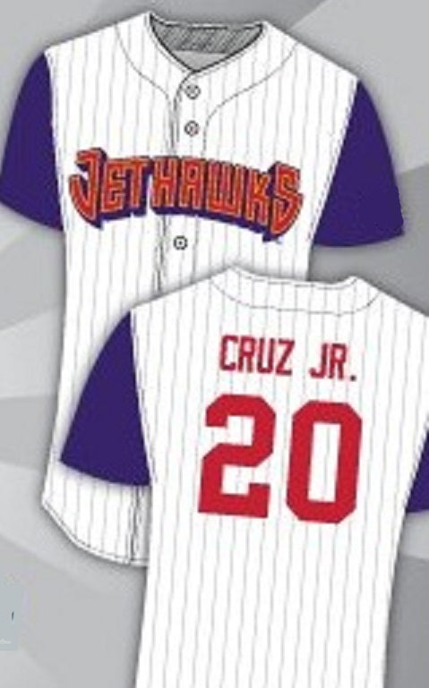 Jose Cruz Jr Lancaster Jethawks Throwback Minor League Baseball Jersey