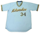 Rollie Fingers 1982 Milwaukee Brewers Jersey
