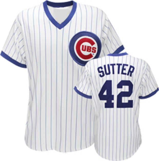 Bruce Sutter Chicago Cubs Throwback Jersey – Best Sports Jerseys