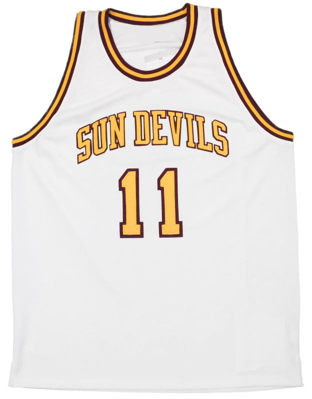Custom College Basketball Jerseys Arizona State Sun Devils Jersey Name and Number White Retro