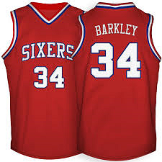 Philadelphia 76ers Sixers Basketball Baseball Jersey Men's L