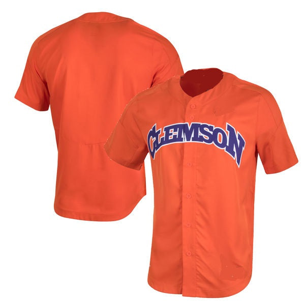 Clemson Tigers Customizable College Baseball  Jersey