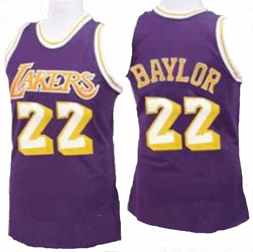 Elgin Baylor Los Angeles Lakers Throwback Basketball Jersey – Best