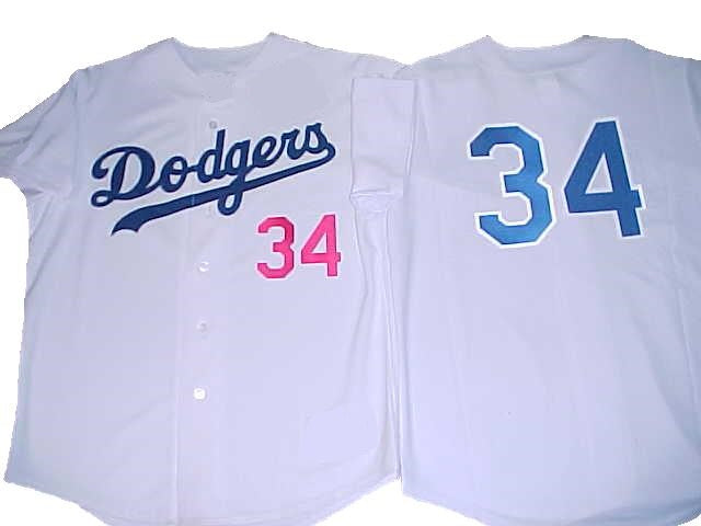 Fernando Valenzuela Jersey Los Angeles Dodgers 1981 Throwback Blue Stitched  NEW