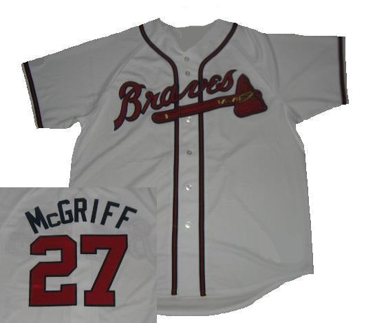 Fred McGriff Atlanta Braves Jersey Number Kit, Authentic Home