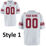 New York Giants Style Customizable Football Jersey
