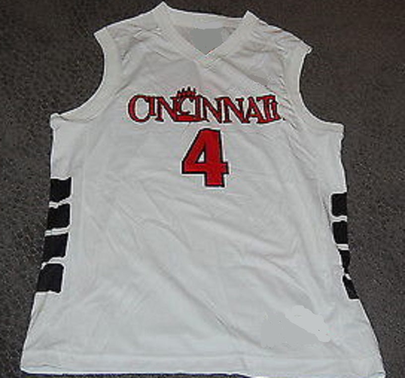 Custom College Basketball Jerseys Cincinnati Bearcats Jersey Name and Number White