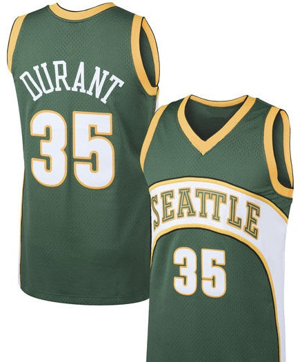 Kevin Durant Seattle SuperSonics 2007-08 Throwback Basketball Jersey