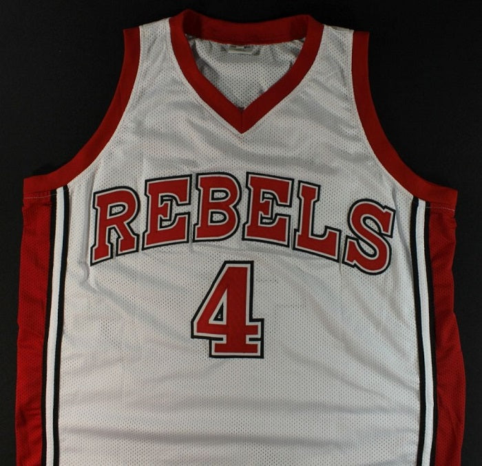Men's Original Retro Brand Larry Johnson White UNLV Rebels Alumni  Commemorative Replica Basketball Jersey