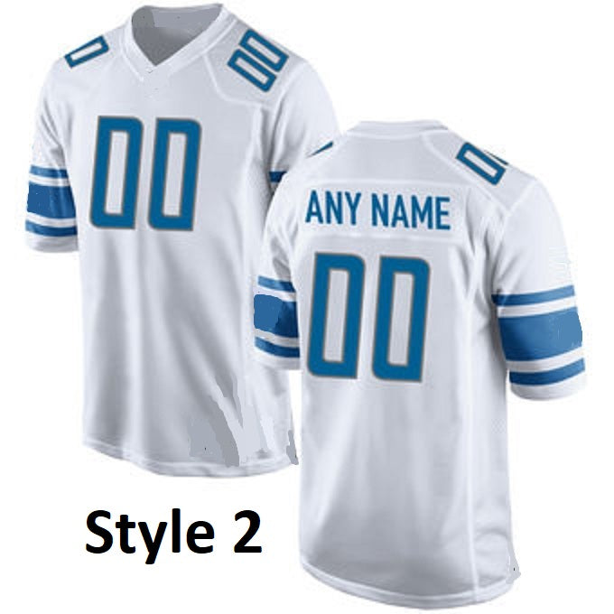 Detroit Lions Customizable Pro Style Football Jersey – Best Sports