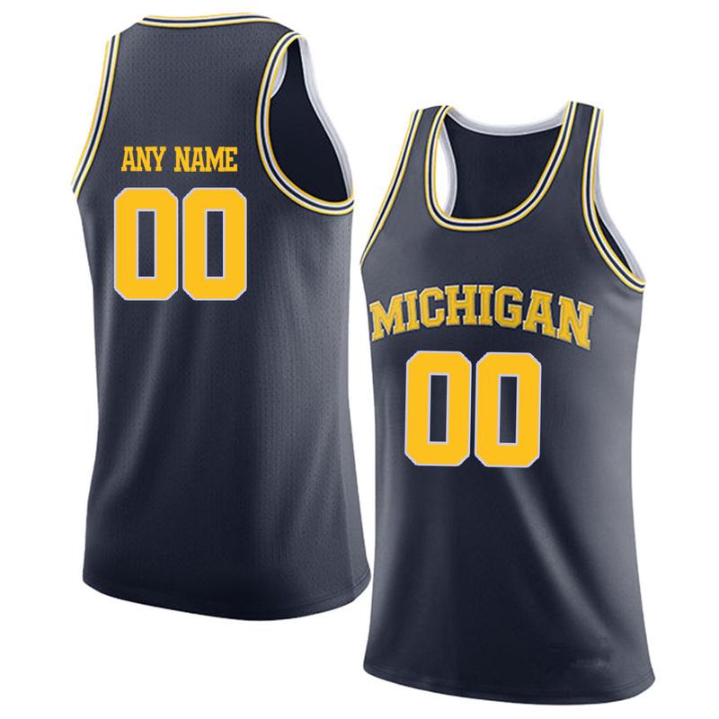 Michigan Wolverines NCAA Vintage Apex One Basketball Jersey