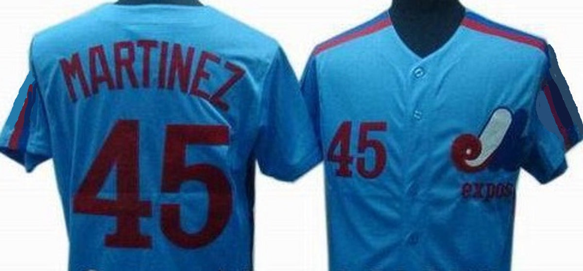 Pedro Martinez Montreal Expos Throwback Road Jersey – Best Sports