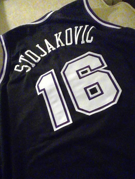 Sacramento Kings Peja Stojakovic White Throwback Jersey