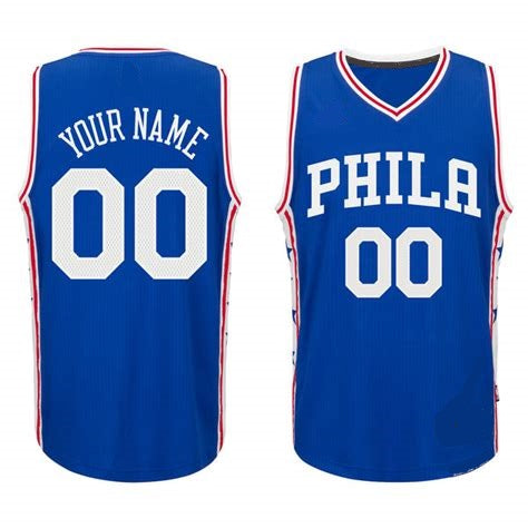 Philadelphia 76ers Style Customizable Basketball Jersey