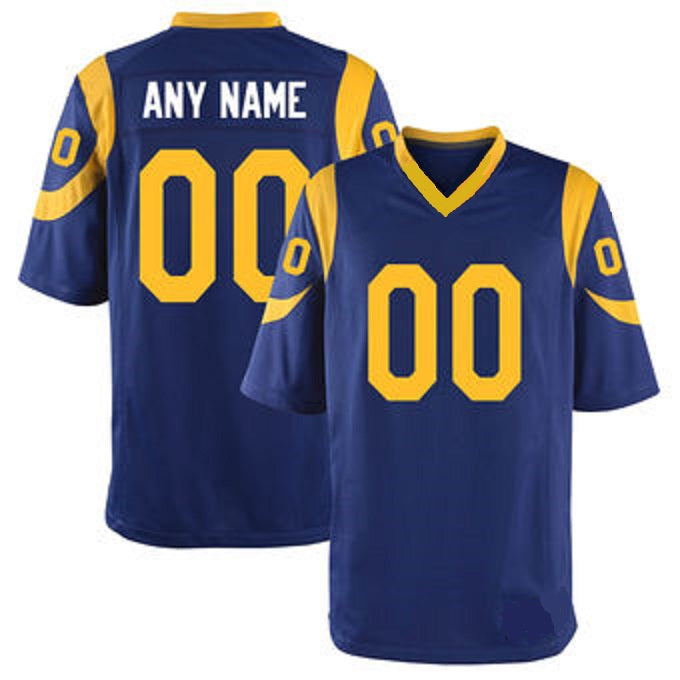 Los Angeles Rams Style Customizable Throwback Jersey – Best Sports