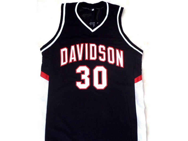 Stephen Curry 30 Davidson College Wildcats Red Basketball Jersey