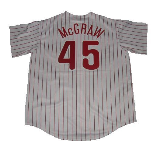 Tug McGraw Philadelphia Phillies Home White Baseball Player Jersey