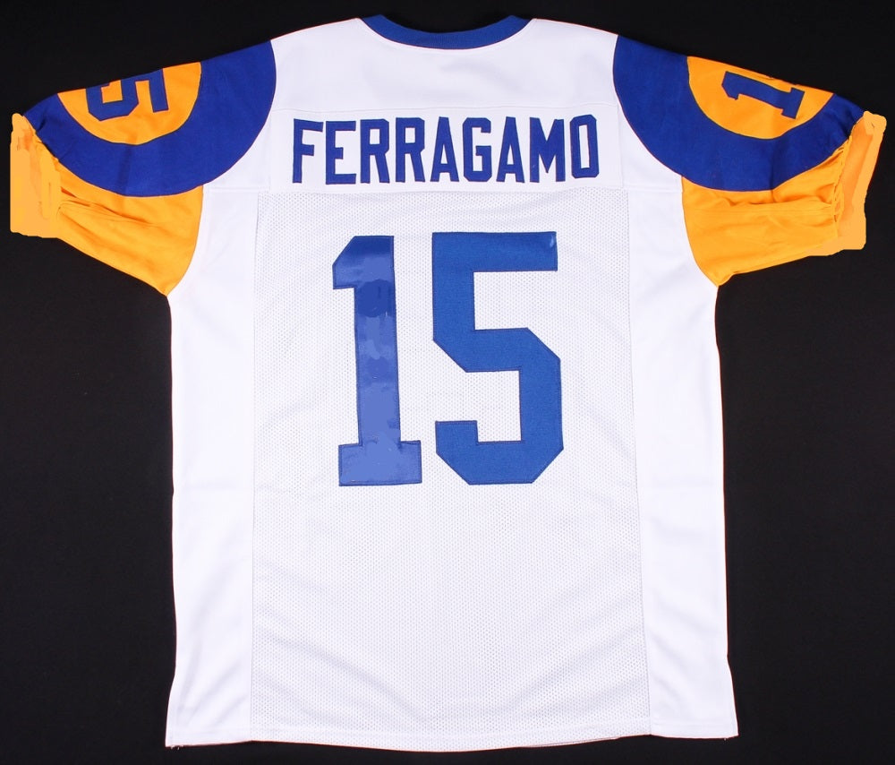 Vince Ferragamo Los Angeles Rams Throwback Jersey – Best Sports