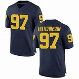 Aidan Hutchinson Michigan Wolverines Style Throwback Jersey