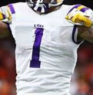 Ja'Marr Chase LSU Tigers Style Throwback Jersey