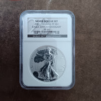 2006 P Reverse Proof 20th Anniversary Edition Silver Eagle - NGC Graded PF69