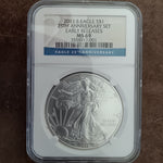 2011 S Early Release from 25th Anniversary Set American Silver Eagle - NGC Graded MS69