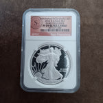 2012 S Proof American Silver Eagle - Early Release - NGC Graded PF69 Ultra Cameo