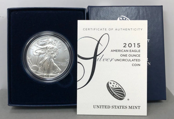 2015-W US Mint Uncirculated Burnished Silver Eagle