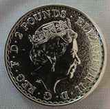 2016 Great Britain Silver Britannia £2 1 oz.