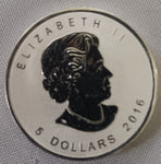 2016 5 Dollar Silver Maple Leaf Reverse Proof with Wolf Privy