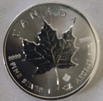 Uncirculated 2016 Maple Leaf 5 Dollar Silver 1 Troy Ounce Coin