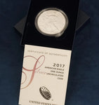 2017-W US Mint Uncirculated Burnished Silver Eagle