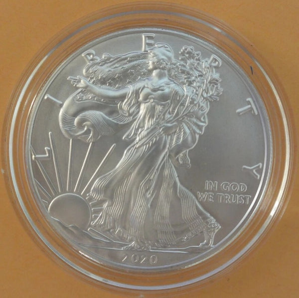 2020-W US Mint Uncirculated Burnished Silver Eagle