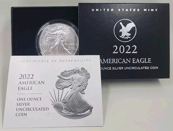 2022-W US Mint Uncirculated Burnished Silver Eagle