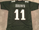 AJ Brown Unsigned Custom Green Stitched Football Jersey