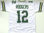 Aaron Rodgers Unsigned Custom White Stitched Football Jersey