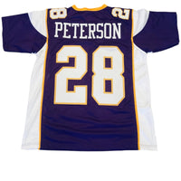 Adrian Peterson Custom Purple Football Jersey