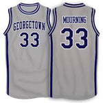 Alonzo Mourning Georgetown Hoyas Throwback Basketball Jersey (In-Stock-Closeout) Size XL / 48 Inch Chest.
