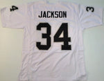 Bo Jackson Unsigned Custom White Stitched Football Jersey