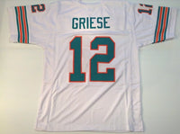 Bob Griese Unsigned Custom White Stitched Football Jersey