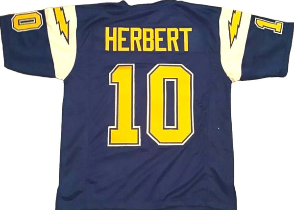 Bobby Herbert Unsigned Custom Blue Stitched Football Jersey