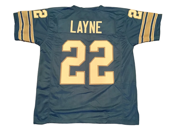 Bobby Layne Unsigned Custom Blue Stitched Football Jersey