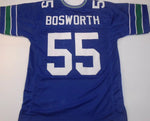 Brian Bosworth Unsigned Custom Blue Stitched Football Jersey