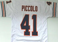Brian Piccolo Unsigned Custom White Stitched Football Jersey