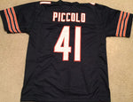 Brian Piccolo Unsigned Custom Navy Stitched Football Jersey