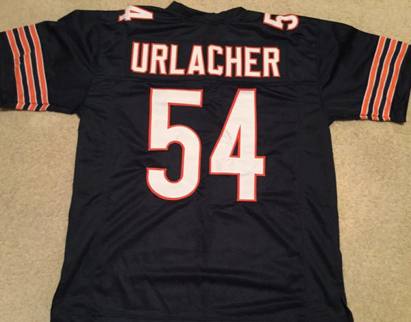 Brian Urlacher Unsigned Custom Navy Stitched Football Jersey