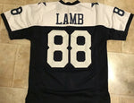 Ceede Lamb Unsigned Custom Blue 2 Star Stitched Football Jersey